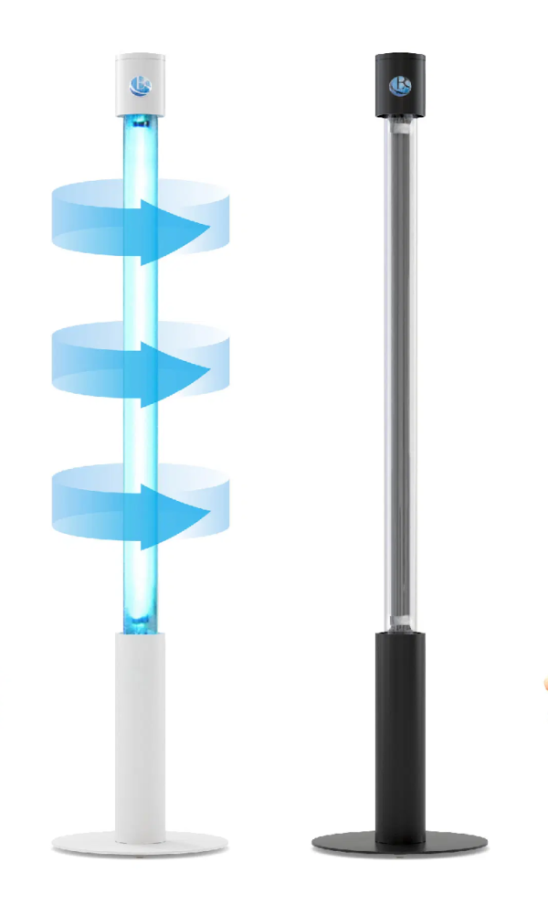 Lampa bactericida cu suport din metal 15W 360°