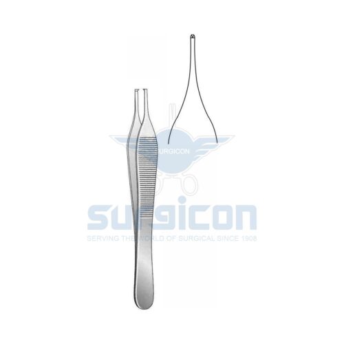 Adson-Tissue-Forceps-J-16-080.jpg Penceta “Adson ” (dinte sobolan ) 120 mm J-16-080