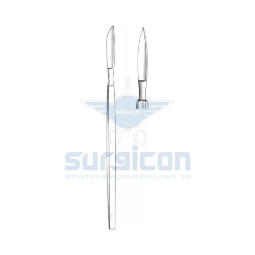 Cataract-Knive-J-50-630 Bisturiu oftalmologic cu vârf ascuțit J-50-630