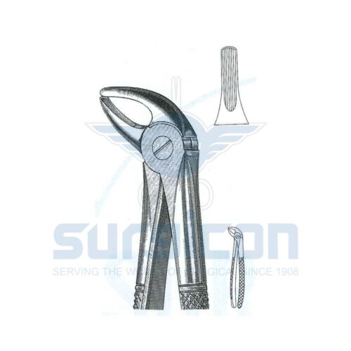 Cleste stomatologic SD-0203-04 Incisivii de jos și caninii