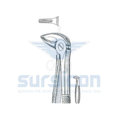 Cleste stomatologic SD-0231-33S Pentru rădăcinile inferioare, pe ambele părți