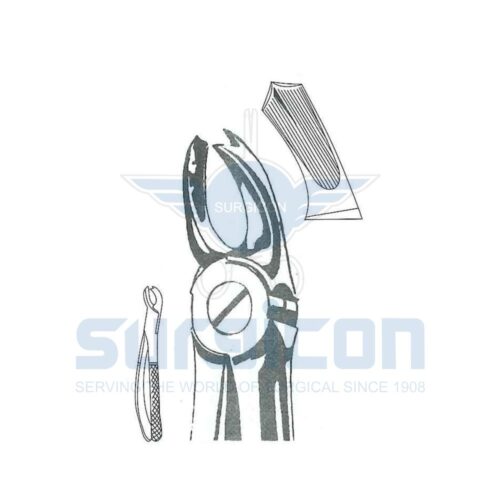 Cleste stomatologic SD-0253-65R Molarii superiori dreapta