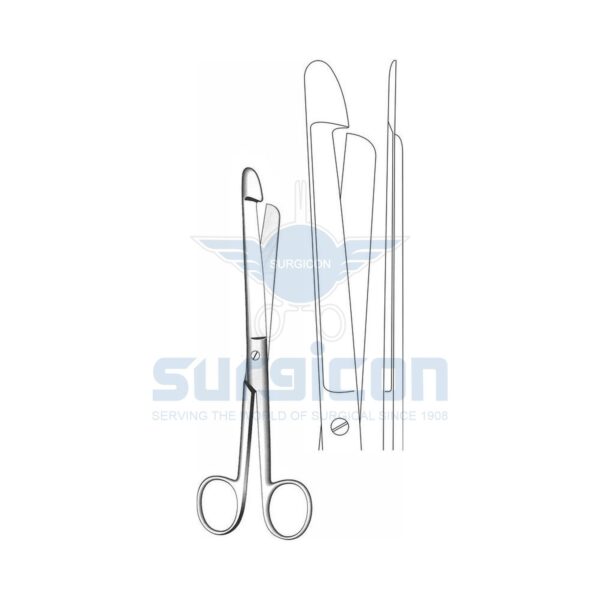 Enterotomy-Post-Mortem-Scissor-J-22-241.jpg Foarfece anatomic intestinal, drept J-22-241