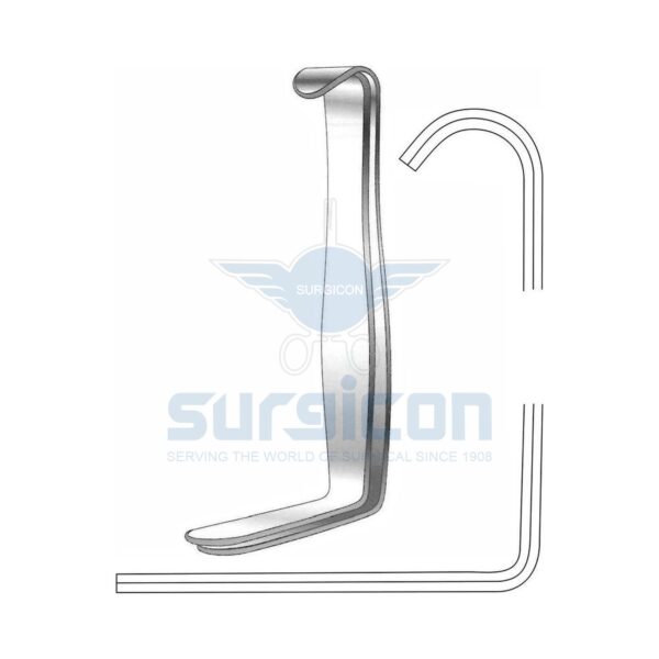 J-19-020_Parker-Mott-Retractor-.jpg Cirlig Parket-Mott, 160mm ( set 2 buc) J-19-020