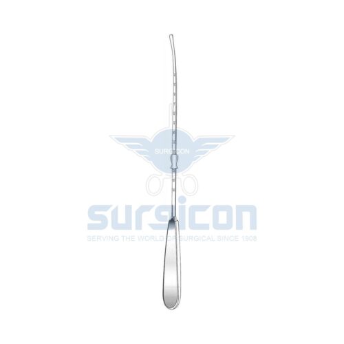 Sonda uterina curba Valleix 250mm  J-20-285