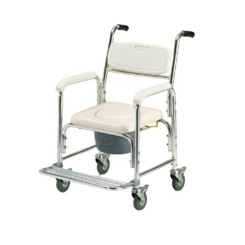 Scaun WC, cu rotile & scaun pentru duș JL8961L