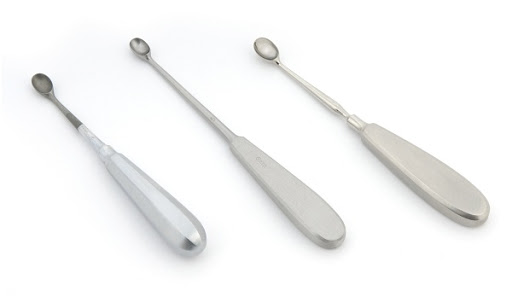 Lingură neurochirurgicală ovală Л-66