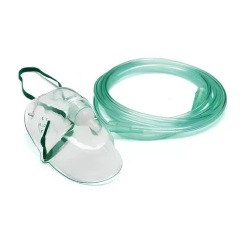 Masca pentru oxigen cu tub pentru adulti și pediatrica