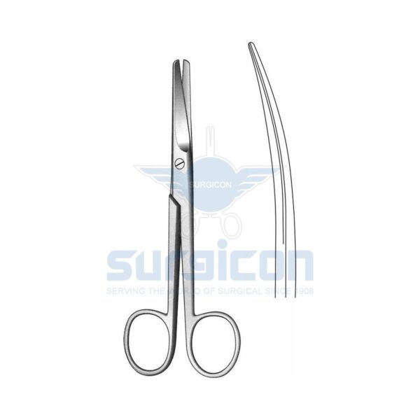 Mayo-Scissor-J-22-107.jpg Foarfece cu două vârfuri bonte, curb 230мм, (J-22-107)