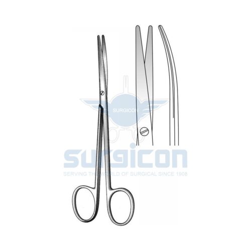 Foarfece cu branse înguste, vertical încovoiate 180mm Н-25 J-22-160
