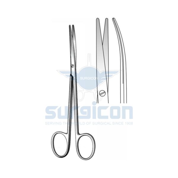 Foarfece cu branse înguste, vertical încovoiate 180mm Н-25 J-22-160