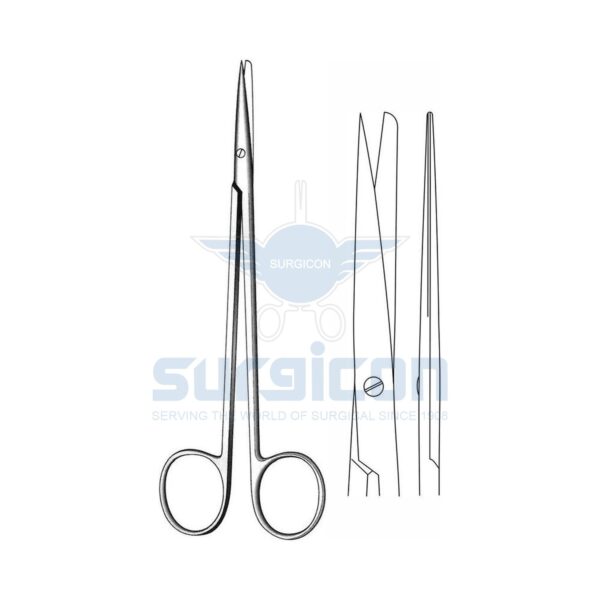 Metzenbaum-Nelson-Scissor-J-22-079.jpg Foarfece drept 1 virf ascutit 1 virf bond 20 cm J-22-079 H-20-1