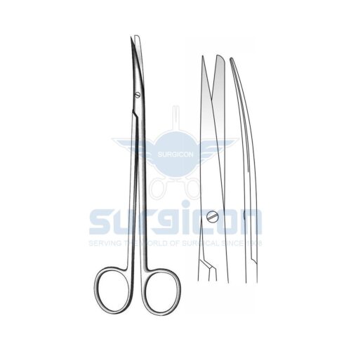 Foarfece incovo 1 virf ascuti 1 virf bond 20 cm  (J-22-085) H-20-2