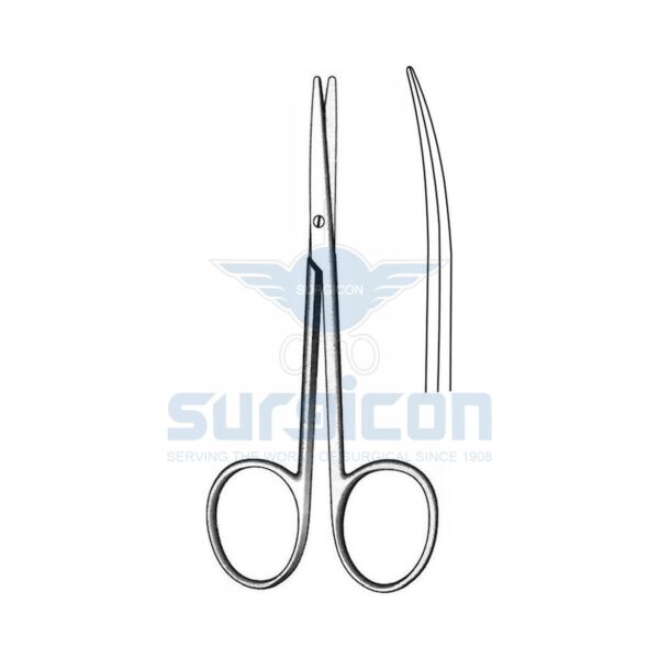 Metzenbaum-Scissor-J-22-057.jpg Foarfece oftalmic vârf bont, vertical încovoiat J-22-057