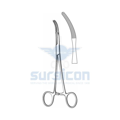 Mikulicz-Peritoneal-Forcep-J-17-284.jpg Pensa Mikulicz pentru prinderea albiturilor З-38-1 J-17-284