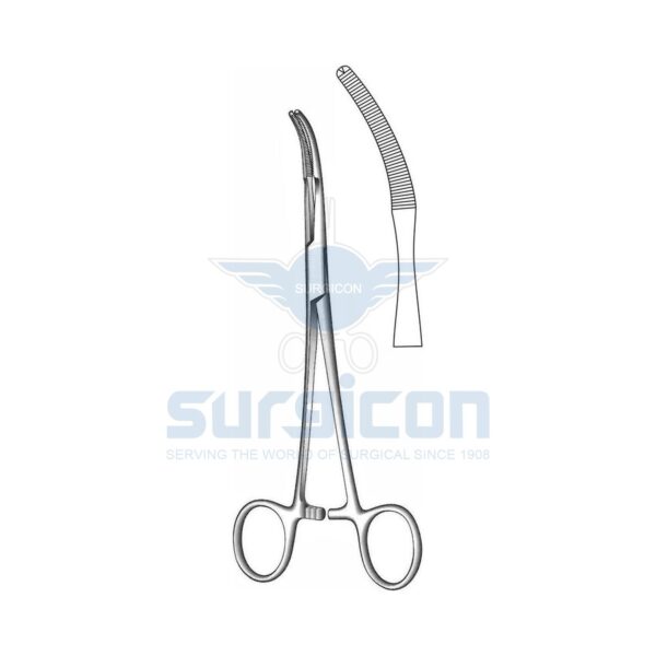 Mikulicz-Peritoneal-Forcep-J-17-284.jpg Pensa Mikulicz pentru prinderea albiturilor З-38-1 J-17-284