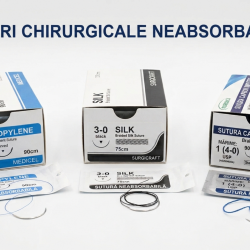 SUTURA Materiale de sutura chirurgicale NEABSORBABILA