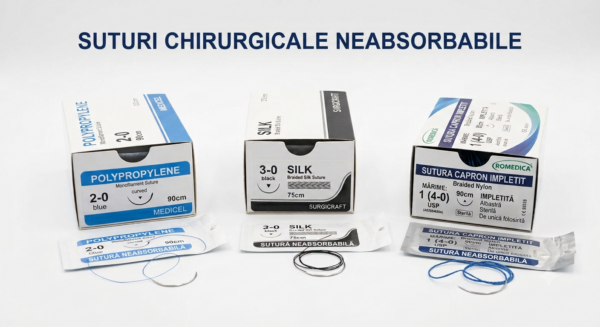 Materiale de sutura chirurgicale NEABSORBABILA