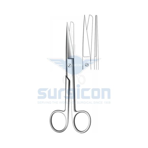 Standard-Operating-Scissor-J-22-012.jpg Foarfece cu un vîrf ascuţit, drept 145 mm Н-33 J-22-012