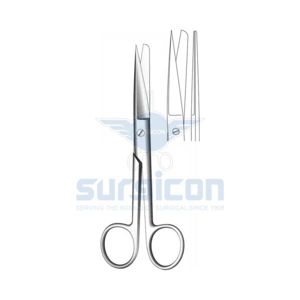 Standard-Operating-Scissor-J-22-012.jpg Foarfece cu un vîrf ascuţit, drept 145 mm Н-33 J-22-012