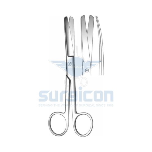 Foarfece cu 2 vîrfuri bonte vertical încovoite 145 mm Н-3 J-22-027