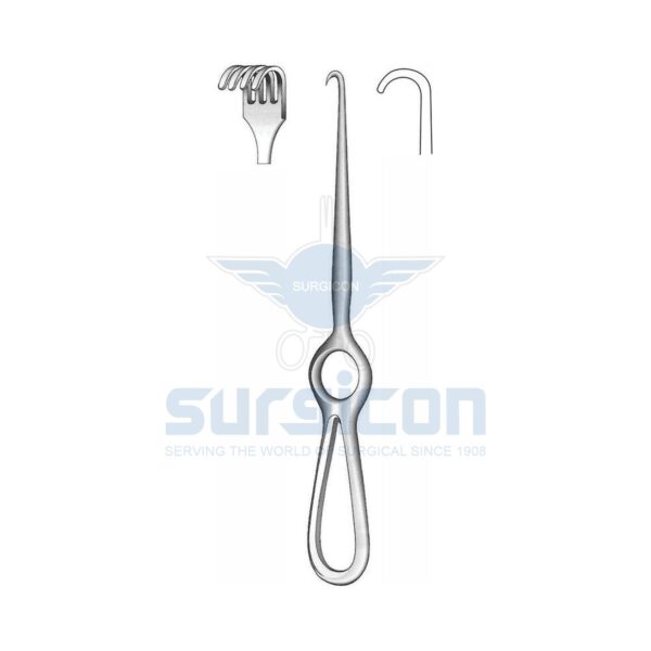 Volkmann-Retractor-J-19-133.jpg Departator de rana Volcman 4-dinti bonzi J-19-133 K-25